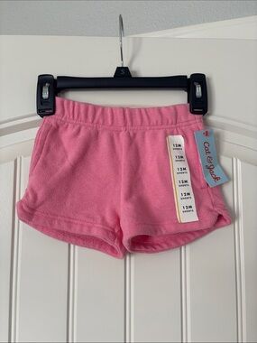 Cat & Jack Pink Terry Baby Shorts
